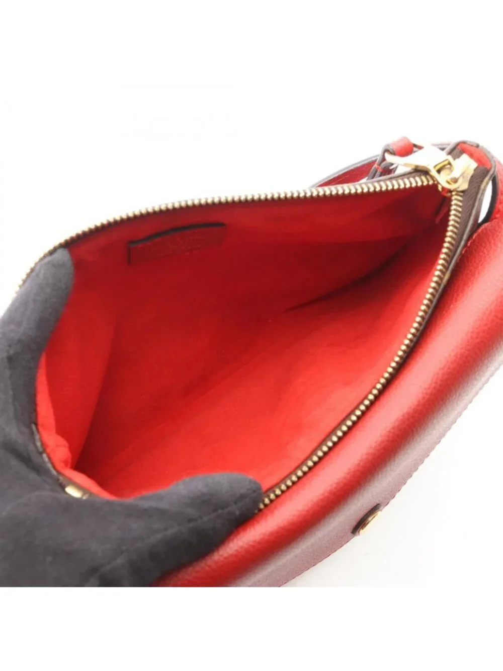Louis Vuitton Shoulder Bag Twice Twin Set Monogram Aurore Cerise Canvas Leather